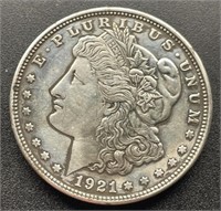 1921 Morgan Dollar, Ex. Detail