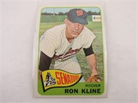 1965 Topps Ron Kline Card