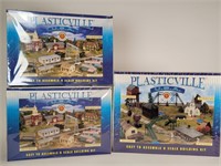 3 Sealed Plasticville O Gauge Building Sets