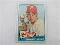 1965 Topps Bobby Wine Card