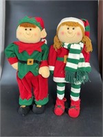 Christmas Elves Boy and Girl
