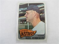 1965 Topps Ken Johnson Card