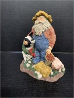 1995 Claus Farm Figure-Signed by June McKenna
