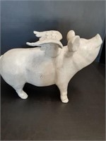 Cast Iron Pig w/ Wings