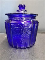 Blue Grass Jar w/Lid