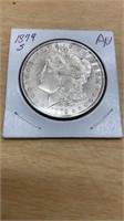 1879 S Morgan Dollar AU