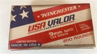 9mm Luger Ammunition Winchester 200rds