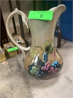 DECORATIVE PITCHER "VINEYARD BLESSINGS" BY LISA WH