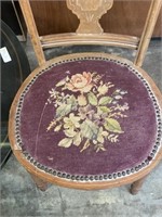3 PC VTG NEEDLE POINT CHAIRS