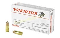 WIN USA 9MM 124GR FMJ - 50 Rds