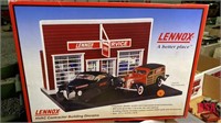 Lennox HVAC Contractor Building Diorama Set