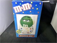 M & M CANDY THEMED COOKIE JAR
