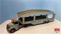 Metal Dinky Toy Delivery Truck Car Hauler