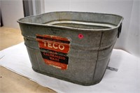 20" Galvanized Wash Tub