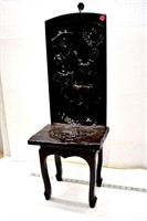 Wooden Ornamental Chair 11" x 8'x 29" High