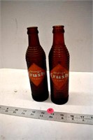 2 Vintage Orange Crush Bottles