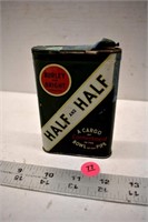 Half and Half Pocket Tobacco Tin