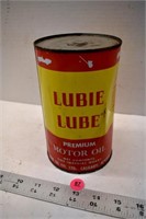 Lubie Lube 1 Quart Oil Tin Full