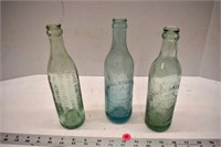 3 Vintage Bottles, Blackwood's, Empire, Brandon