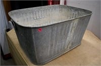 Beatty Galvanized Wash Tub 23" x 18" x 12" Deep