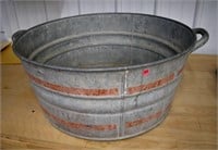 24" Galvanized Wash Tub 11" Deep *LYR