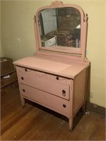 Antique dresser with mirror