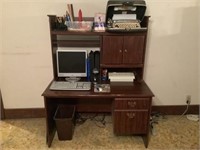 Computer Desk & Contents