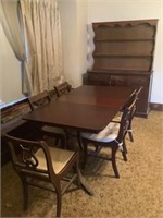 Duncan Phyfe Dinning Room Table & Chairs