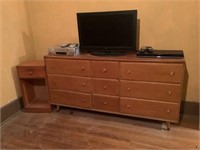 Bedroom Dresser & TV