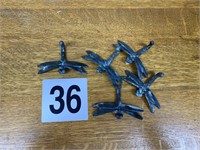 Lot of 5 metal decorative dragonfly hooks