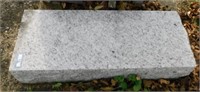 Granite headstone base: 20"W x 20"D x 11"H