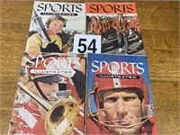 Lot of 4vintage  Sports Illustrated magazines