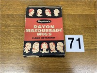 Vintage Bayshore's Rayon Masquerade Wigs