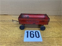 Vintage metal toy wagon