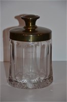 Antique Pressed Glass Tobacco Humidor