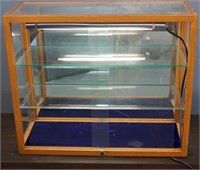2 Shelf Lighted Display  Cabinet By Waddell