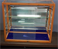 2 Shelf Lighted Display  Cabinet By Waddell