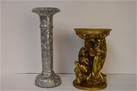 Pair of Ornate Candle Holders