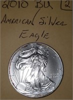2010 BU American Silver Eagle