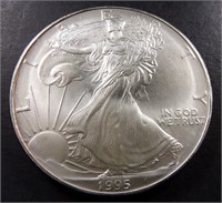 1995 BU American Silver Eagle Key Date Dollar
