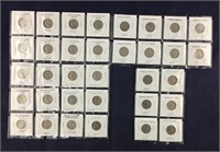 14 Vintage Buffalo & 20 Assorted Jefferson Nickels