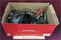 Box With Assortment Of Kitchen Utensils