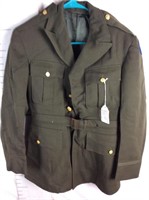 Military World War II Officers Coat With AAF Patch