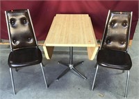 Drop Leaf Kitchen Table With Two Chairs