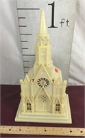 Vintage Christmas Chapel Musical And Lighted