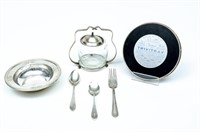 Sterling Utensils, Bowl, and Jam Server*, Gorham*