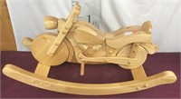Custom Solid Wood Motorcycle Rocker