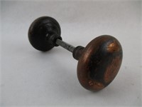 Antique Copper Doorknob Set
