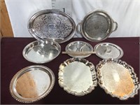 Gorgeous Silverplate Serving Trays