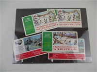 Vintage Wildlife Christmas Stamp Books